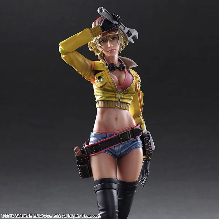 

27 cm Final Fantasy XV Sexy Girl Cindy Aurum Action Figure Giocattoli di Modello