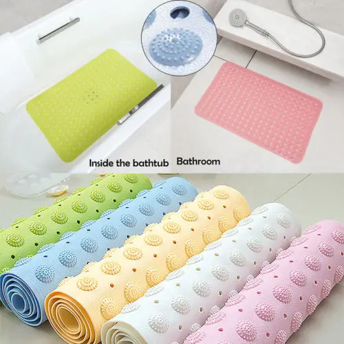 

Baby Bath / Shower Non Slip Extra Long Mat Bathroom Mat Suction Grip & Machine Washable