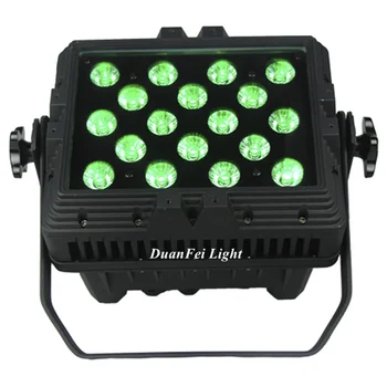 

10pcs led wall washer light dmx rgbw 18*10watt 4in1 led city color light waterproof projector led rgbw