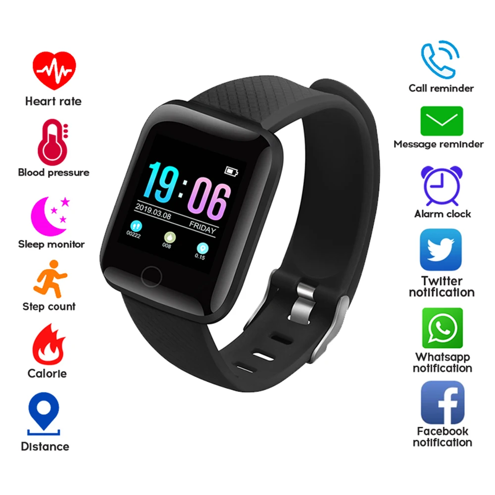 

A6S Smart Bracelet WristFitness Tracker Heart Rate Blood Pressure Monitor Smart Band IP67 Waterproof Sports For Android IOS