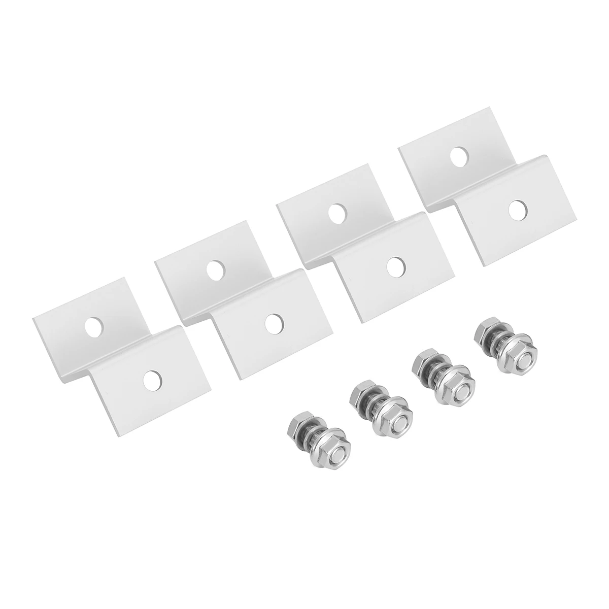 

4pcs Z Style Stainless steel Solar Panel Mounting Brackets Sets for RV Boat Off Grid Aluminum Solar Z type bracket parts