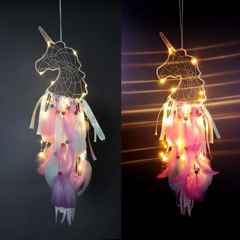 

Dream Catching Net Ornaments Romantic Simple Dreamcatcher Hand-Woven Aeolian Bells Home Bedroom Decor Bohemia Style Wall Hanging