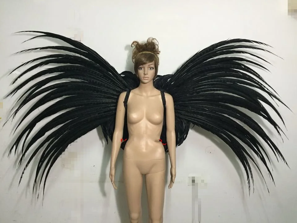 

Carnival opening stage exaggerated headdress backpack dance shows Victoria carnival feather costume for women show