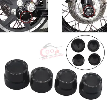 

Motorcycle Aluminum Black Front /Rear Axle Cover Cap Nut Fit For Sportster 883 Low XL883L 2010 For 883L XL883L 2008-2009