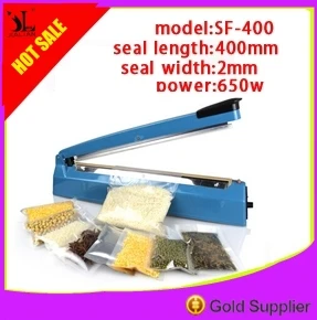 

Free Shipping Packing Bag Impulse Sealer Manual Impulse Sealing Machine Aluminum Plastic Bag Heat Sealer 400mm Electric Sf-400