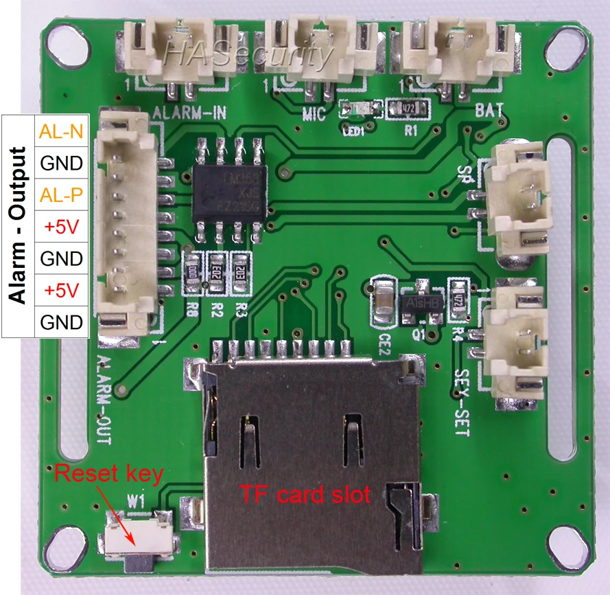 Wi Fi H.265 / H.264 1/2.7 &quotSmartSens SC2235 CMOS + Hi3516E V100 CCTV IP камера Модуль платы блока программного