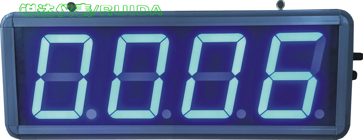 Factory direct sale large screen LED digital display electronic linear speedometer DC0-10V or 4 20MA input