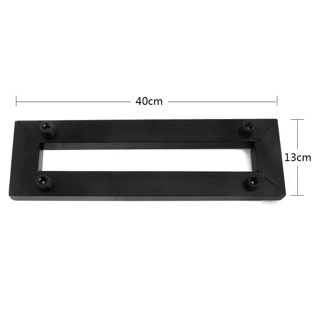 S/M Alloy Metal Guitar Pedal Boards Effects Pedal Board Cases for Electric Guitar + 1 Tape with adhesive backing +Ties +Explant