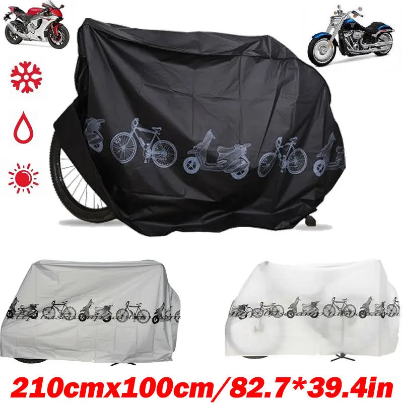 

UV protector cover dustproof Bike Rain Dust Cover Waterproof Outdoor Gray For Bike Bicycle Cycling