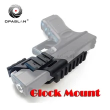 Тактический прицел лазерный свет крепление с Quad 7/" Уивер и Пикатинни Glock 17 5,56 черный