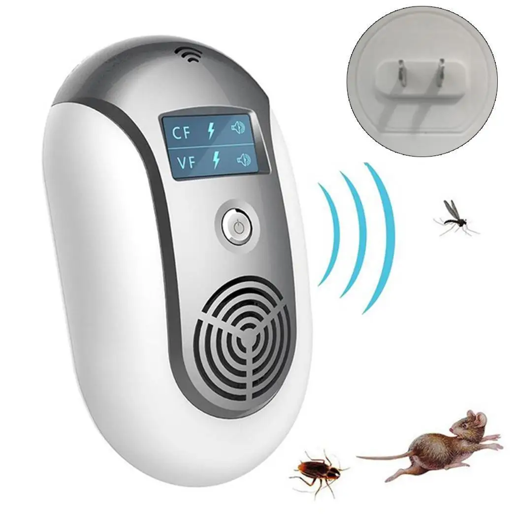 

Ultrasonic Rejector for Mouse Bats Ants Fleas Electronic 5W 5Hz Pest Repellers moisture proof, waterproof.
