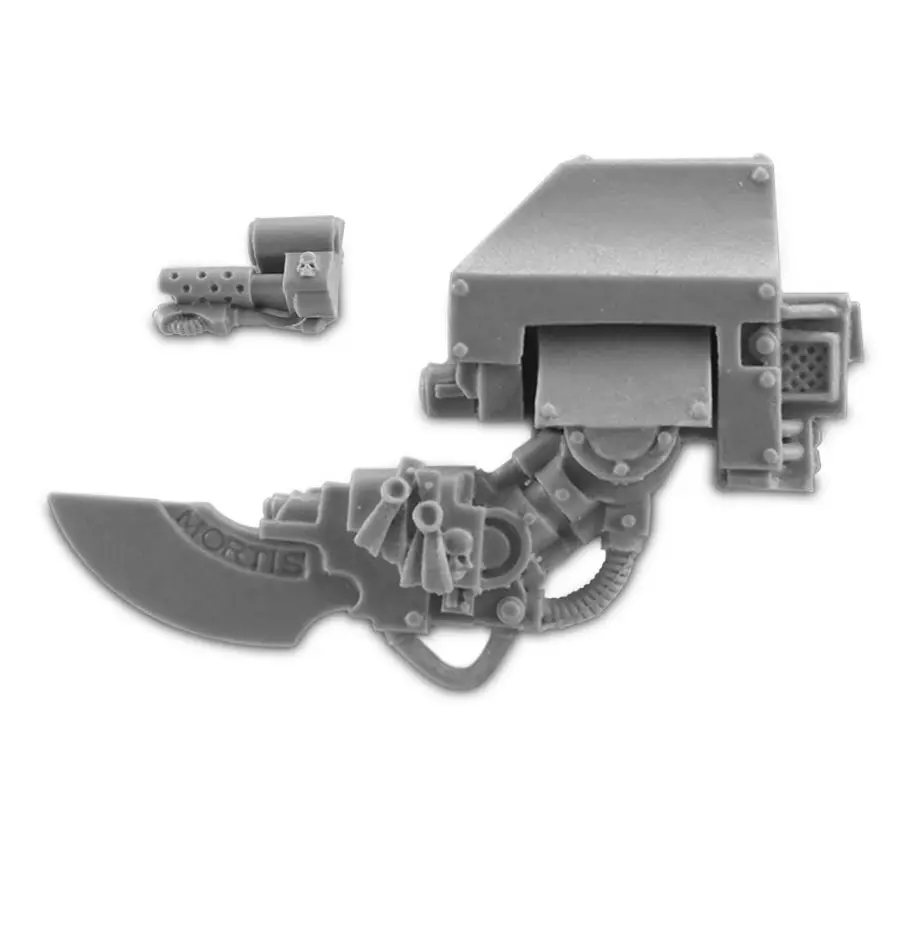 Серые Рыцари Дредноут слева CCW (force glaive) с мусоросжигателем |
