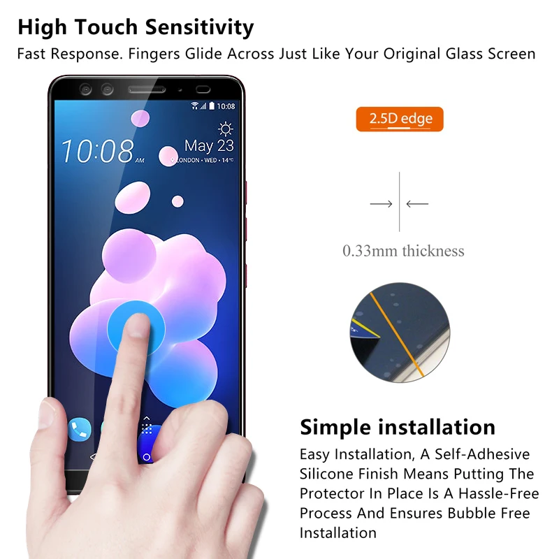 Защитное стекло для htc U11 U12 Plus U Play Ultra защитная пленка из закаленного стекла для U 11 12 Life 11plus 12plus 12 Life