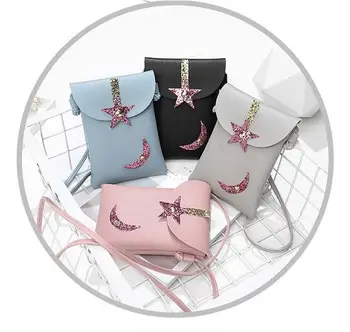 

New Cell Phone Bolsillo del teléfono celular Pouch Small Shoulder Bag For Iphone X XS XR /Samsung Galaxy S7 S8 Cell phone pocket