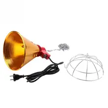 ПЭТ нагревательная лампа инфракрасная красная тепловая лампа с высокой низкой установкой лампочка для цыплят свиньи птицы ЕС вилка 230 В