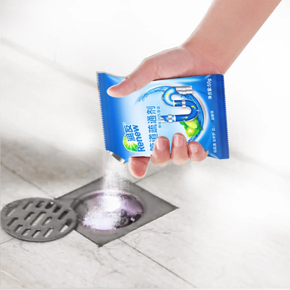 5Pcs Powerful Sink Drain Cleaners Sticks Sewage Decontamination To Deodorant For Kitchen Toilet Bat