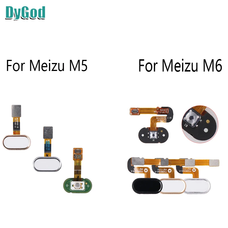 

DyGod New For Meizu M6 Home Button FingerPrint Touch ID Sensor Flex Cable Ribbon Replacement Parts For Meizu M5