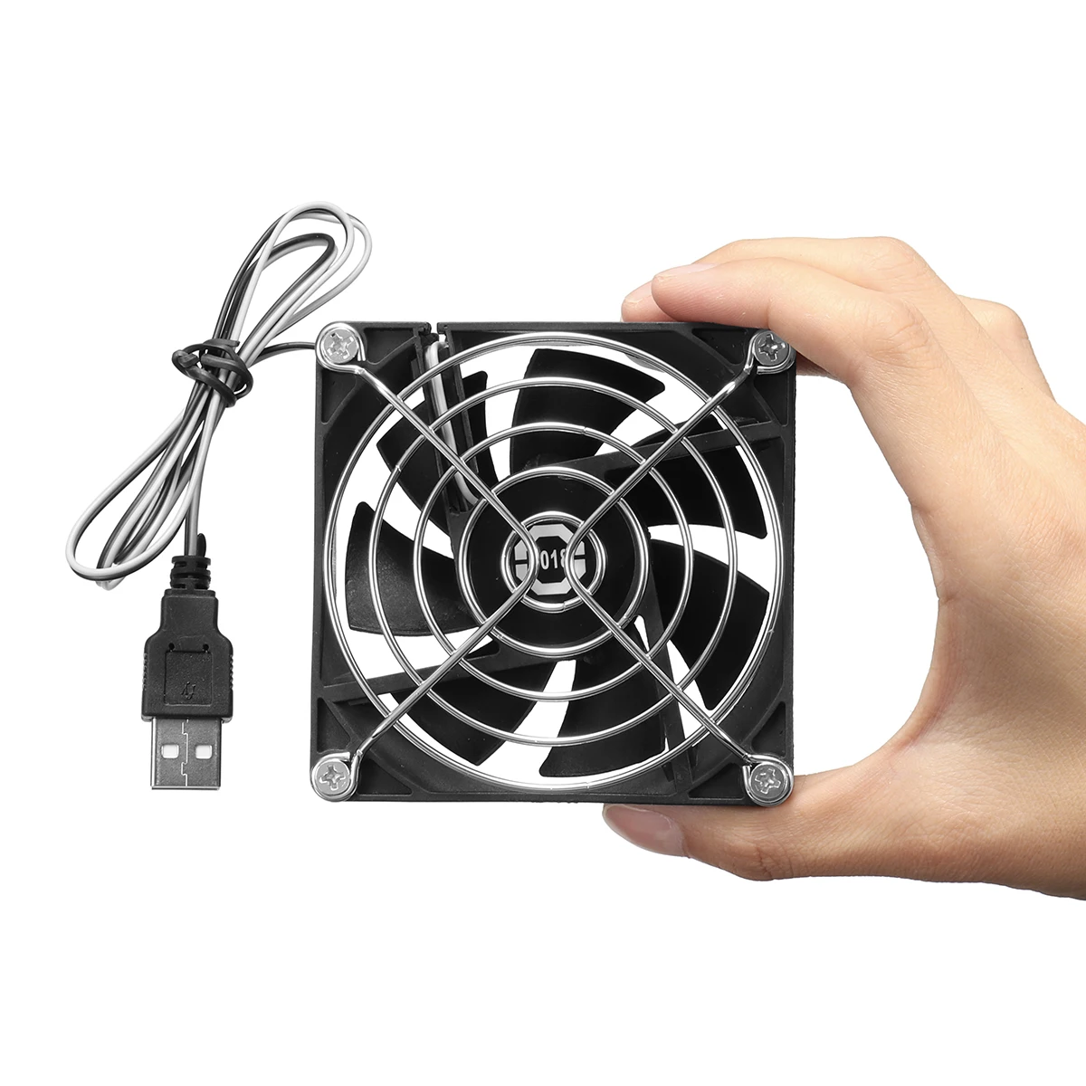 5V 80mm Computer Fan Portable USB Cooler Small PC CPU Cooling Computer Components Cooling Accessories Black Low Noise 5V 80mm Computer Fan Portable USB Cooler Small PC CPU Cooling Computer Components Cooling Accessories Black Low Noise