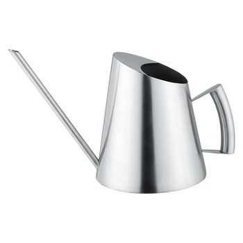 

1500Ml Stainless Steel Watering Can Brushed Garden Planting Sprinkler Pot Green Plants Flowers Gardening Tools