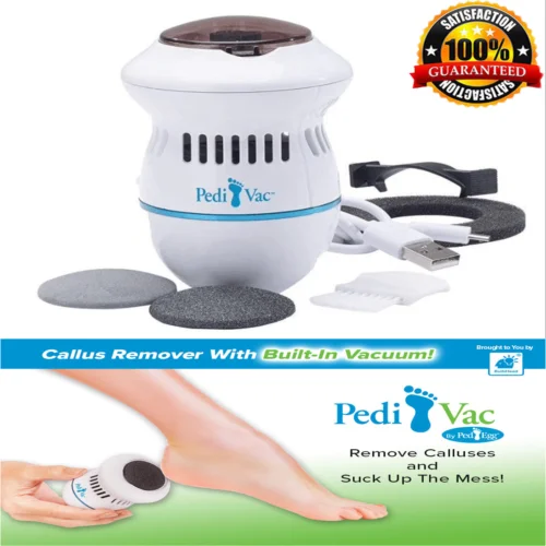 

Pedi Vac Automatic Exfoliating Grinding Sucking Dead Skin Vacuum Cleaner Foot Rotating Foot Skin Care Massage New