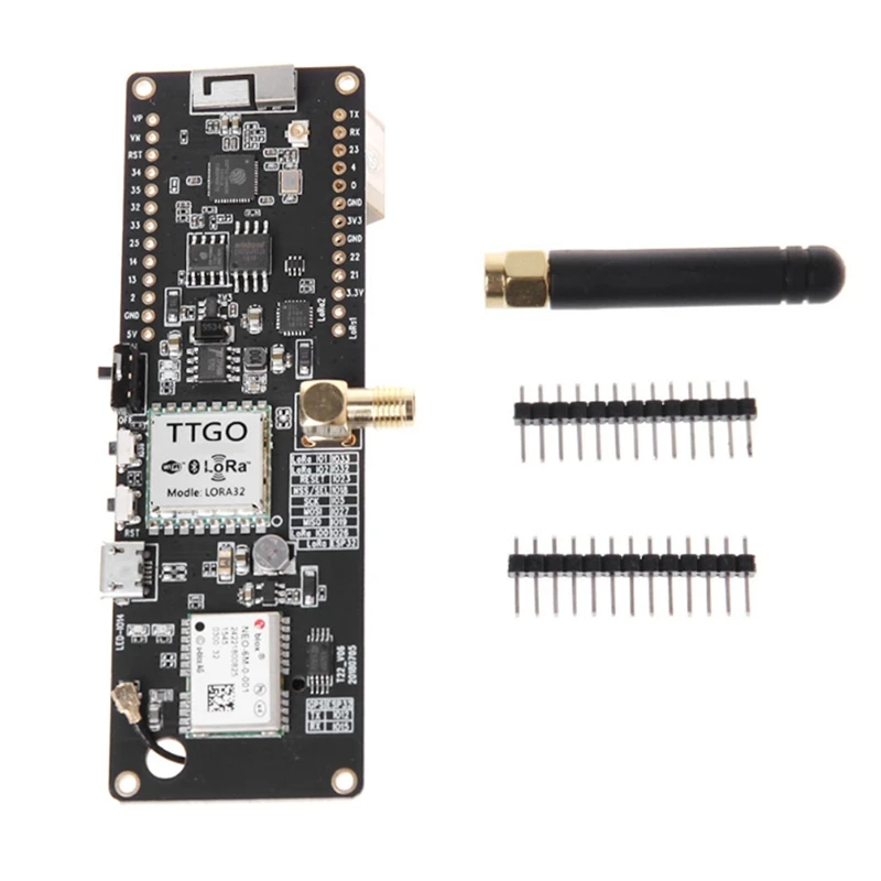 

Ttgo T-Beam Esp32 868Mhz Wifi Wireless Bluetooth Module Esp32 Gps Neo-6M Sma Lora 32 18650 Battery Holder With Softrf Module