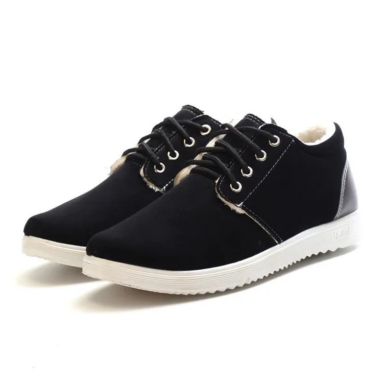 

2018 Snow Boots Men's Winter Northeast Warm plus Velvet L Shoes Short Non-Slip High-Top Outdoor Cotton Boots