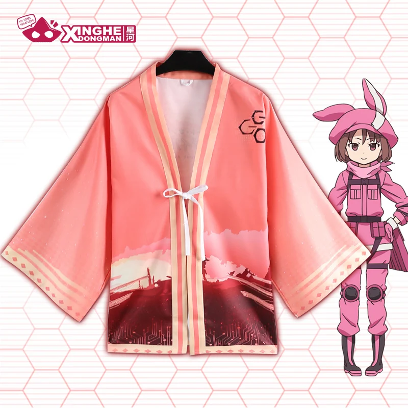 Milky Way Sword Art онлайн интерактивный пистолет со вспышкой harajuku haori куртка японское