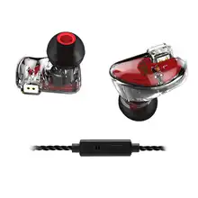 Trn V30 1Dd+ 2Ba гибридные наушники в ухо Hifi Dj монитор бег спортивные наушники ушные наушники гарнитура с 2Pin съемный Trn V20/V80