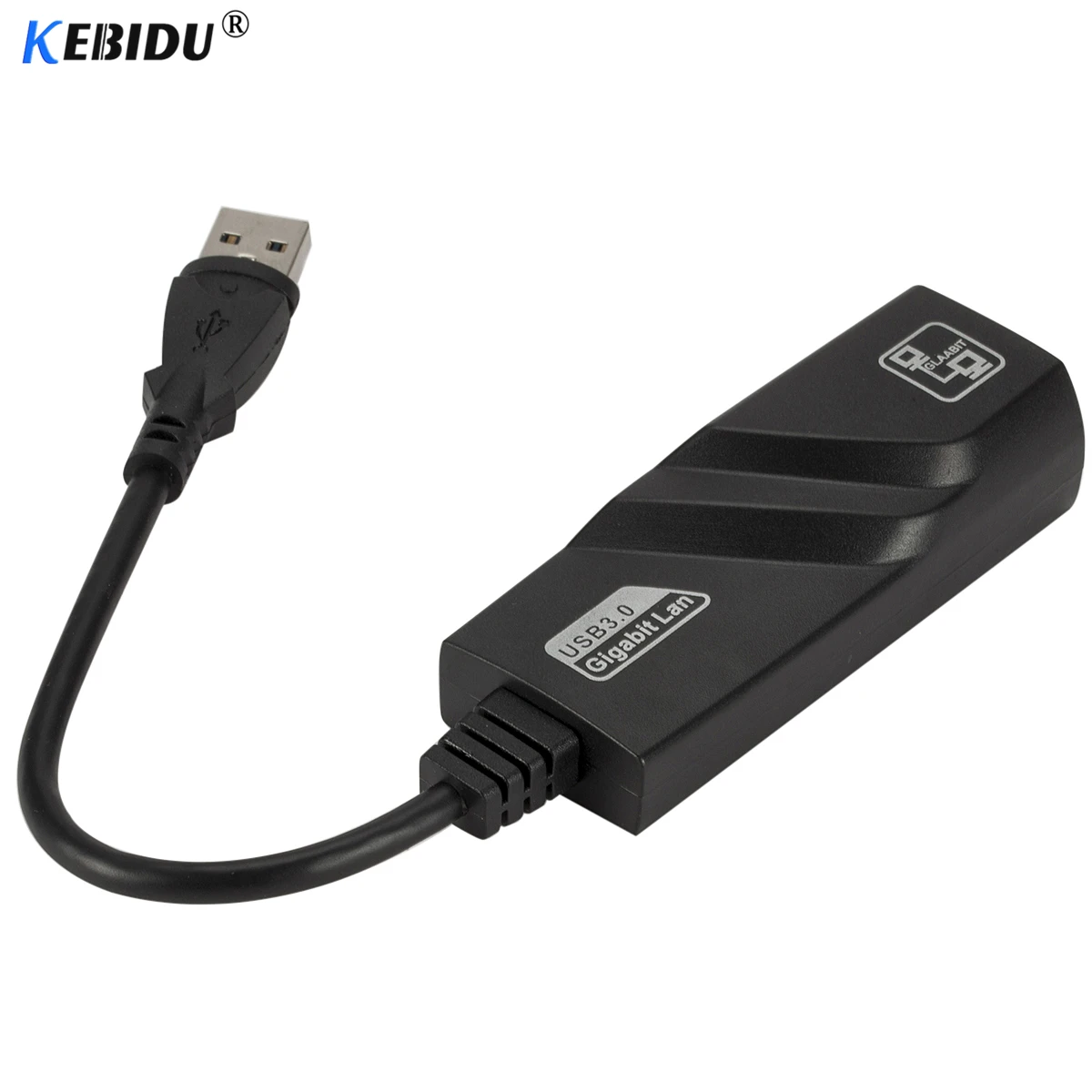 KEBIDU проводной USB 3,0 Gigabit Ethernet RJ45 LAN(10/100/1000) Мбит/с сетевой адаптер Ethernet сетевой карты для ПК Windows 7/8/XP