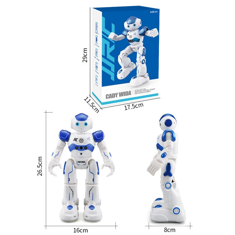 In Stock! JJR/C JJRC R2 USB Charging Dancing Gesture Control RC Robot Toy Blue Pink for Children Kids Birthday Gift Present