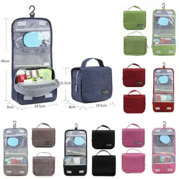 

Expandable Ladies Wash Bag Travel Toilet Hanging Toiletries Makeup Bag Storage