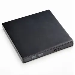 Портативный тонкий внешний USB DVDROM устройство для записи DVDRW писатель оптический привод для ноутбука нетбук ноутбук ПК черный