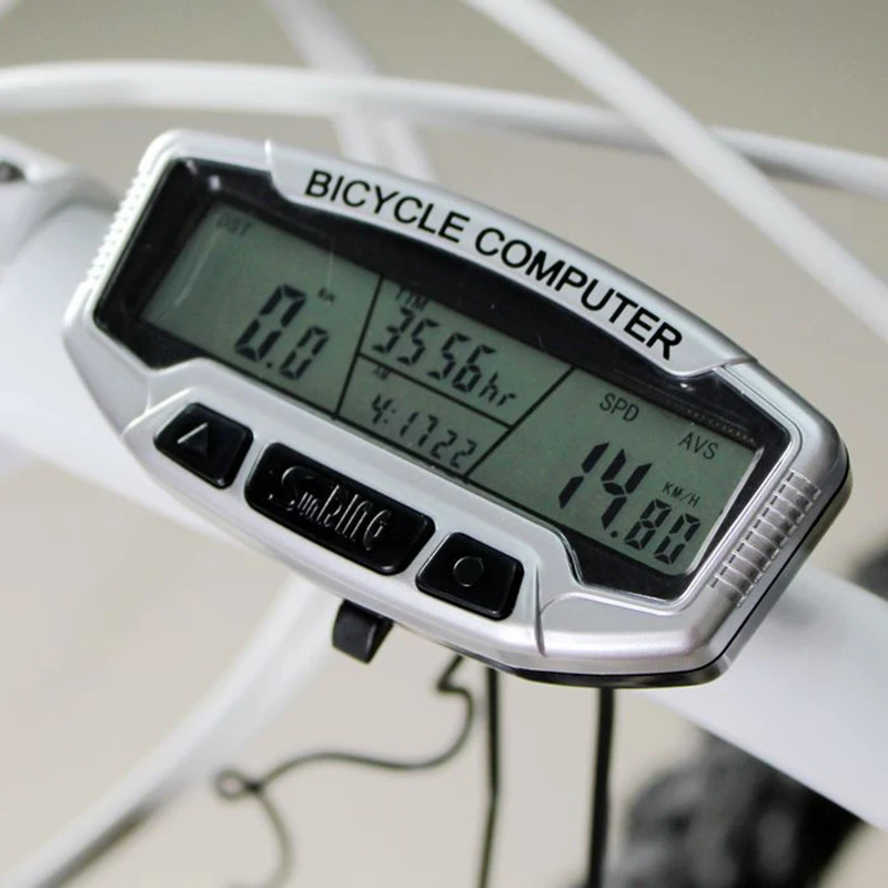 

Bicycle Bike Cycling LCD Computer Odometer Speedometer Velometer Blue Backlight
