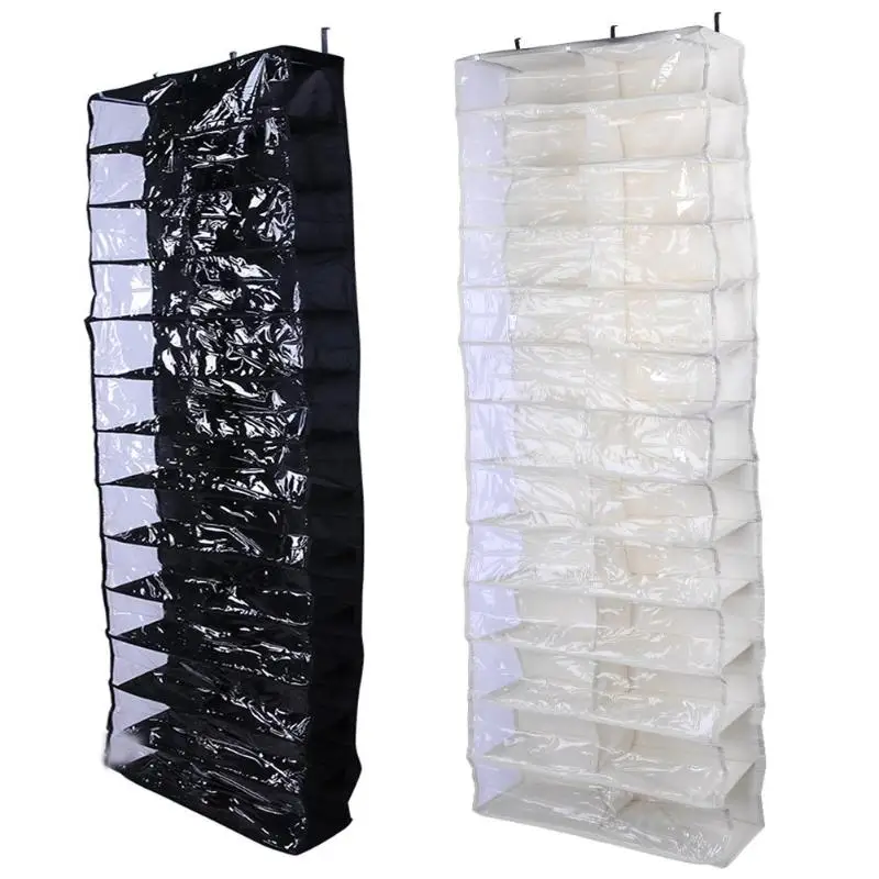 

26 Pockets Hanging Organizer Shoes Bag Holder Room Door Back Storage Bags C#RT