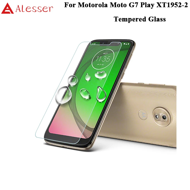 Alesser для Motorola Moto G7 Play закаленное Стекло XT1952-2 Экран протектор replacce играть