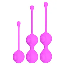 Safe Silicone Smart Ball Kegel Ball Ben Wa Ball Vagina Tighten Exercise Machine Vaginal Geisha Ball Sex Toys For Women Adult