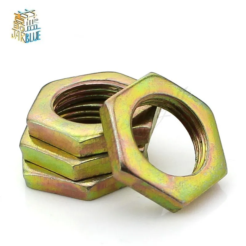 

M7/M9/M10/M12 Color Zinc Fine Tooth Nut, Light Nut, Fine Tooth Nut, Thin Nut