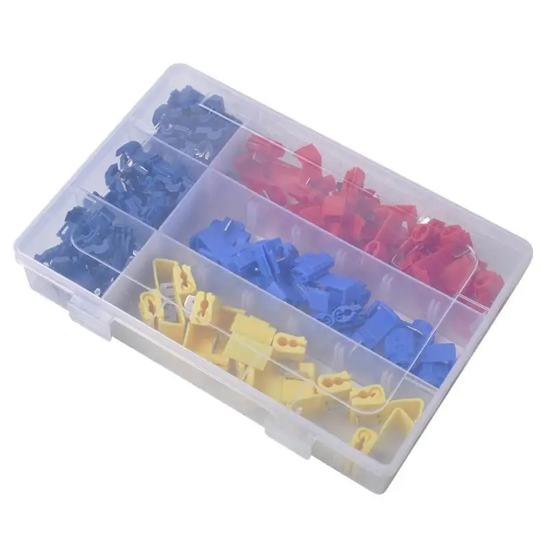 

85pcs Cable Crimp Connectors Quick Splice Snap Lock Wire Electrical Cable Connectors Quick Splice Terminals Crimp Car Accessory