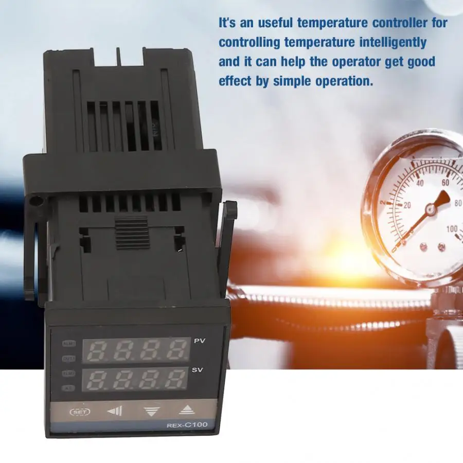 110V-240V Digital LED PID Temperature Controller Kits Thermostat Switch