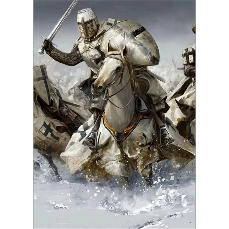 

5D DIY Full Drill Diamond Painting Warrior Cross Stitch Embroidery Mosaic Decor