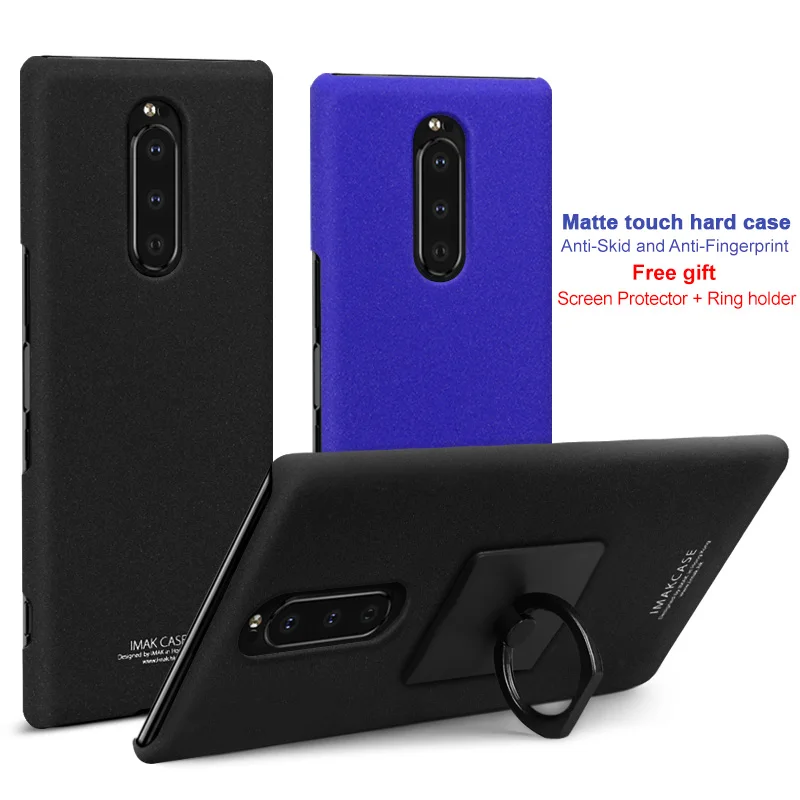 Чехол Imak Для Sony Xperia 1 ковбойские чехлы с защитой экрана и подставкой матовый