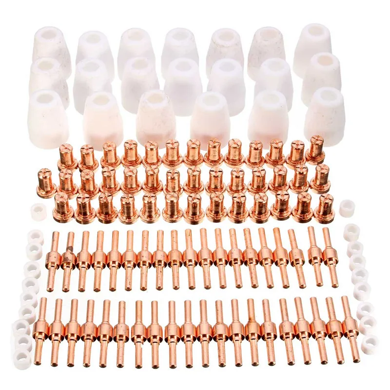 New 120Pcs/lot PT-31 LG-40 Air Plasma Cutter Extend Consumables Fit Cut-40 40D 50 50D Tool Kit High Quality New 120Pcs/lot PT-31 LG-40 Air Plasma Cutter Extend Consumables Fit Cut-40 40D 50 50D Tool Kit High Quality
