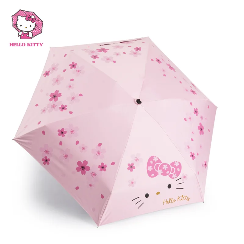 Hellokitty мультфильм девушка студент зонтик Карманный мини складной слишком