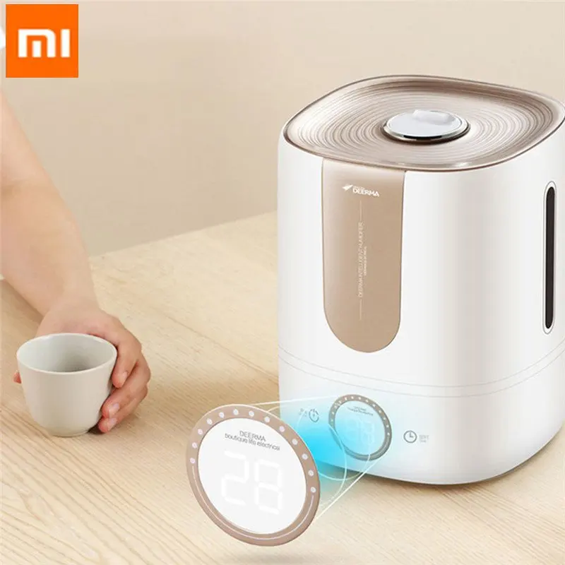 

XIAOMI Deerma DEM-535 25W 5L Large Mute Ultrasound Capacity Humidifier Air Aroma-Diffusor Nebulizer Diffuser Purifier Mist Maker