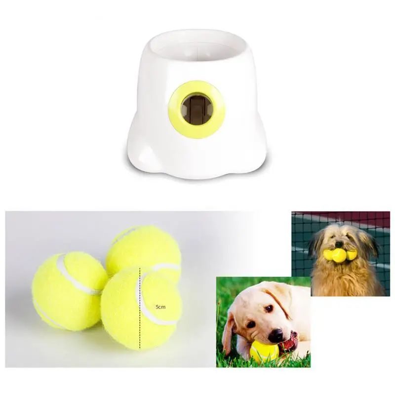 

Tennis Accessory Training Automatic Tennis Ball Launcher For Pet Dogs Launching Machine Interactive For Pets And Owners