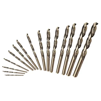 

15pcs HSS Steel Straight Shank 1.5-10mm Twist Drill Bit Cobalt Drill Bits For Metal Wood Working Power Tools