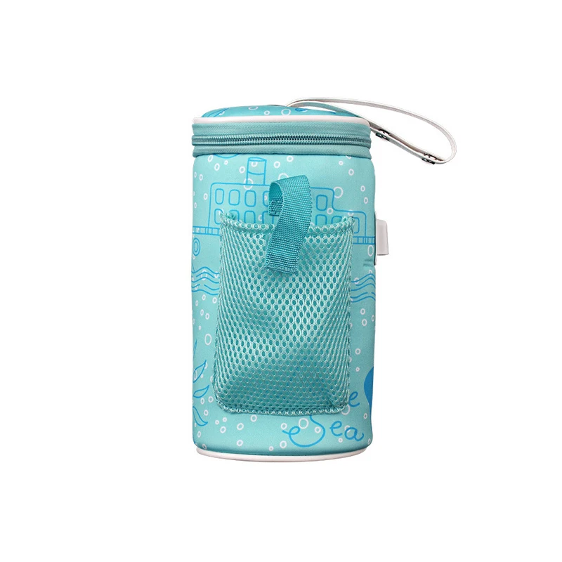 

Car Accessories Baby USB Heated Insulated Bag Portable In Car Baby Bottle Warmer Cover Travel Milk Insulated Bag Bottle Warmer