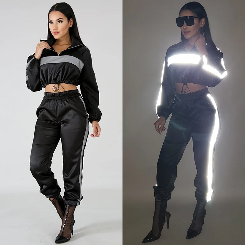 cropped sweat suit