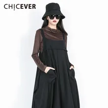 CHICEVER Весенние футболки для женщин Водолазка с длинным рукавом Повседневная Женская футболка большого размера топы женская модная одежда Новинка