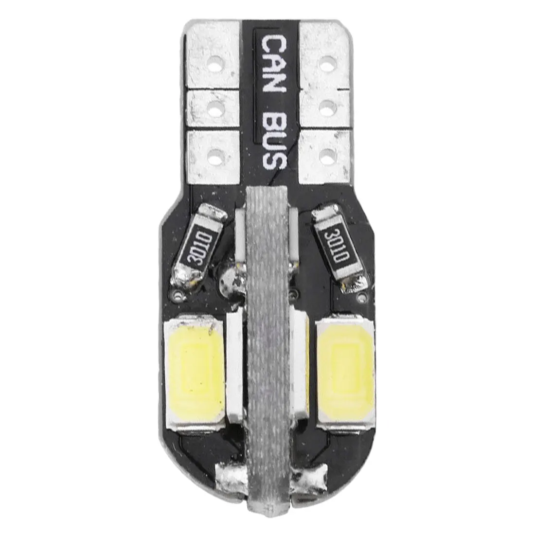 

5630 8SMD License Plate Light LED Bulb 2.5*1.2CM 12V 1.6W 6500K 300LM Instrument Light Position Light New Car T10 Width Lamp